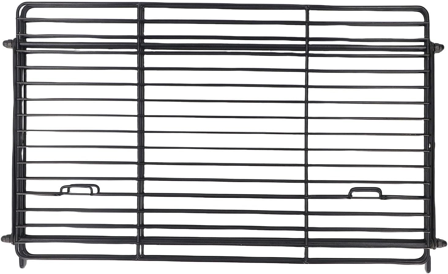 Luqeeg Cooling Rack, 3 Tier Collapsible, Adjustable Stackable Non Stick Wire Baking Rack, 17.3 X 10 Inch, for Baking, Roasting, Drying Cookies, Cakes, Space Saving & Easy