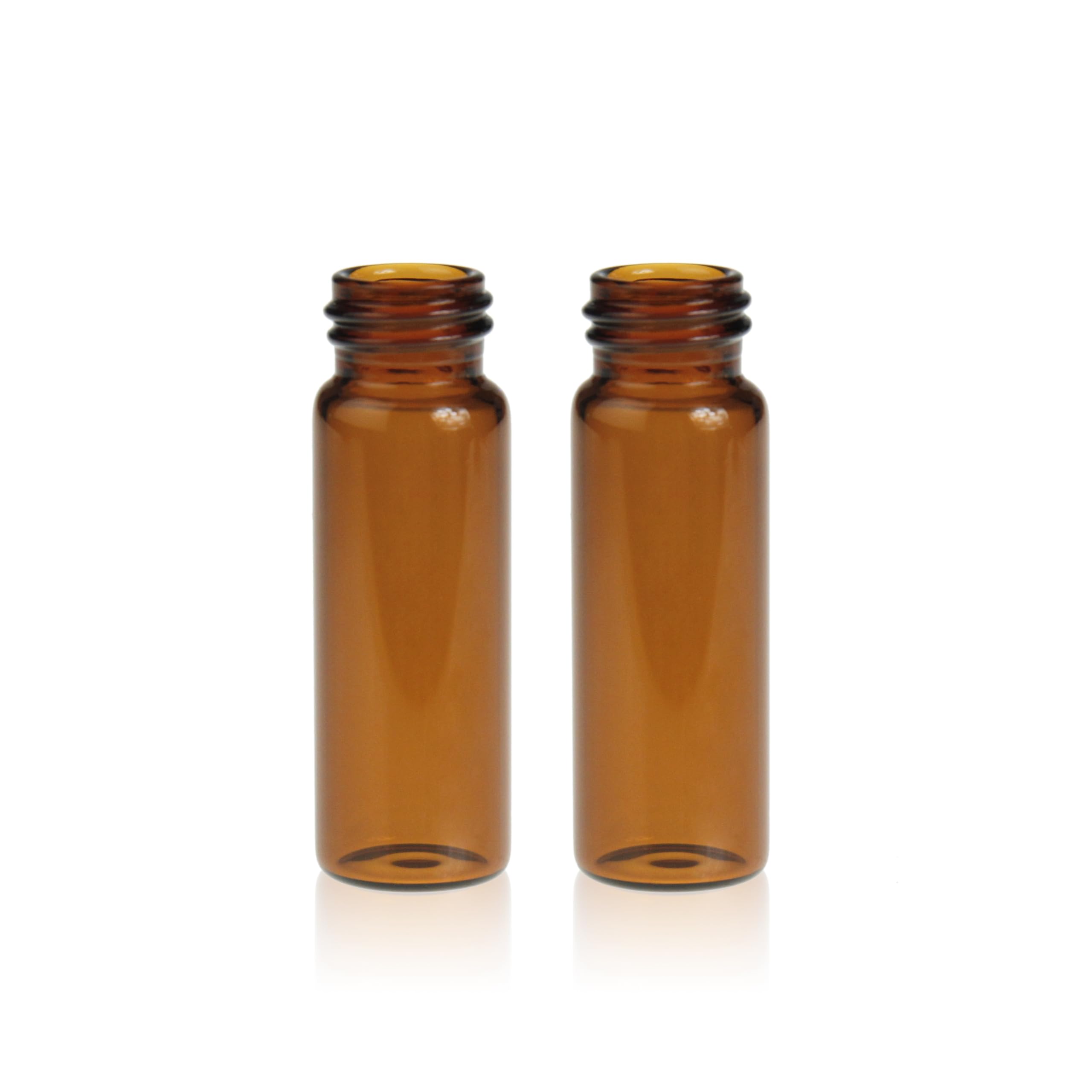 ALWSCI 100 sztuk 4 ml bursztynu próbki szklane buteleczki na próbki 13-425 czarne zamknięte zakrętki PP z czerwonym PTFE/białą wkładką silikonową, pojemnik na próbki, buteleczki laboratoryjne 15 x 45