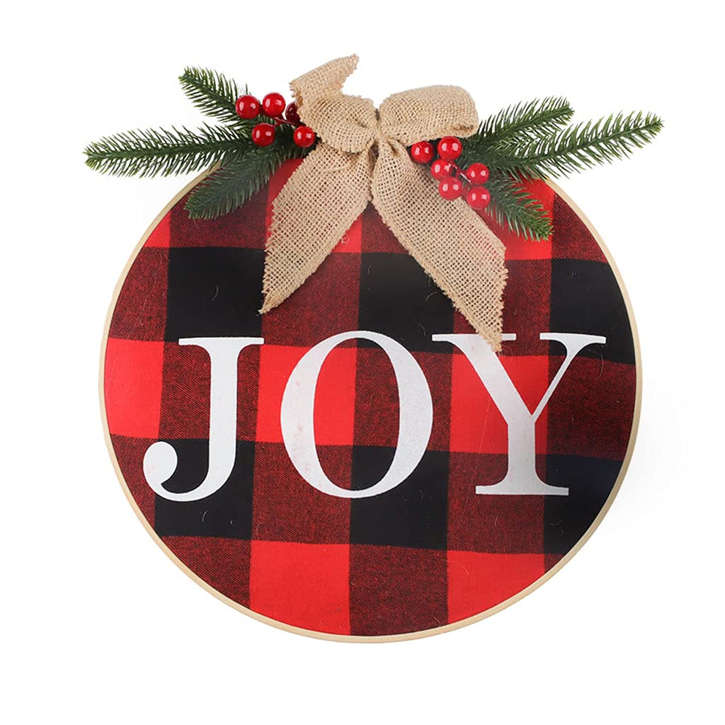 Panneau bois Merry Christmas couronne pour embellir un mur vide de Noel