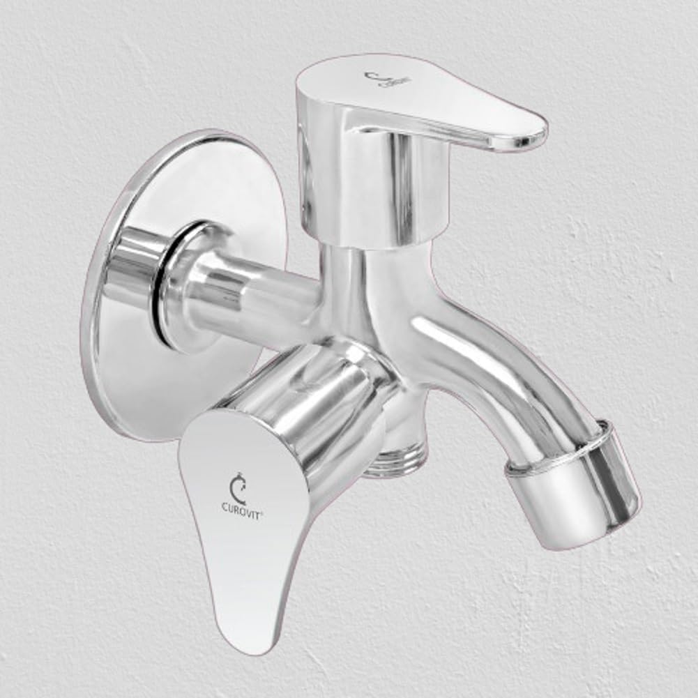 See full amazon price history chart for CUROVIT Torremo ZINC ALLOY Wall Mounted 2 in 1 Bib Cock Silver in Color Chrome Finish with Wall Flange Use with Hand Shower & Health Faucet in Bathroom CUROVIT Torremo ZINC ALLOY Wall Mounted 2 in 1 Bib Cock Silver in Color Chrome Finish with Wall Flange Use with Hand Shower & Health Faucet in Bathroom (B0CPLSCQ89) Amazon Price History, Amazon Price Tracker
