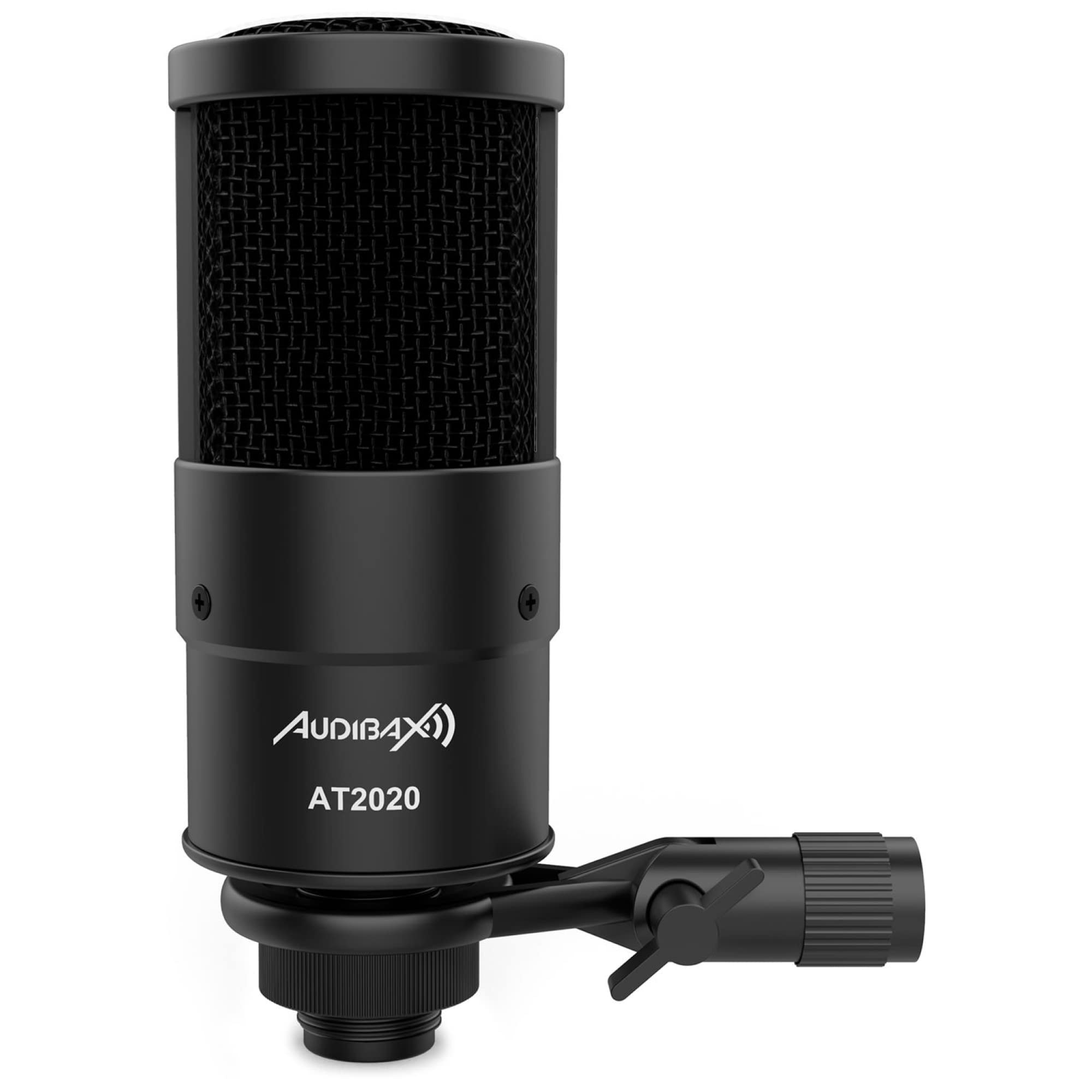 Audibax AT2020 Micrófono Estudio Profesional Condensador