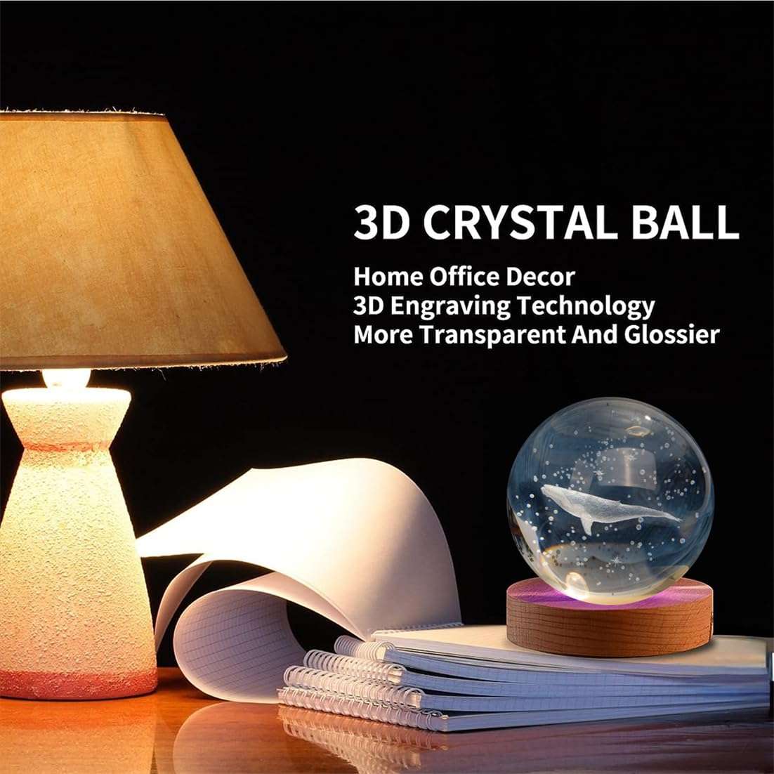 Sfera Di Cristallo K9 Con Base - Per Foto, Meditazione E Decorazione