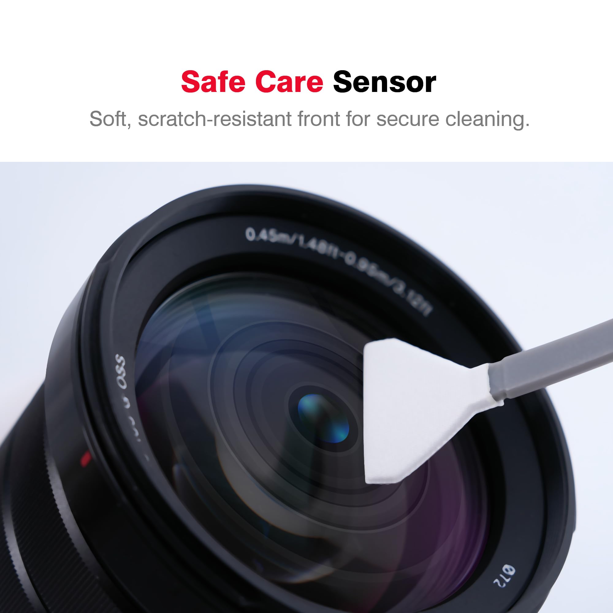 VSGO Reinigungs-Tupfer für Digitalkameras, Sensor-Reinigungs-Tupfer mit 10 ml Sensor-Reinigungslösung, trocken CCD CMOS Clean Tupfer mit Sensorreiniger für Nikon Sony Canon DSLR Camera Clean (VS-S03-6