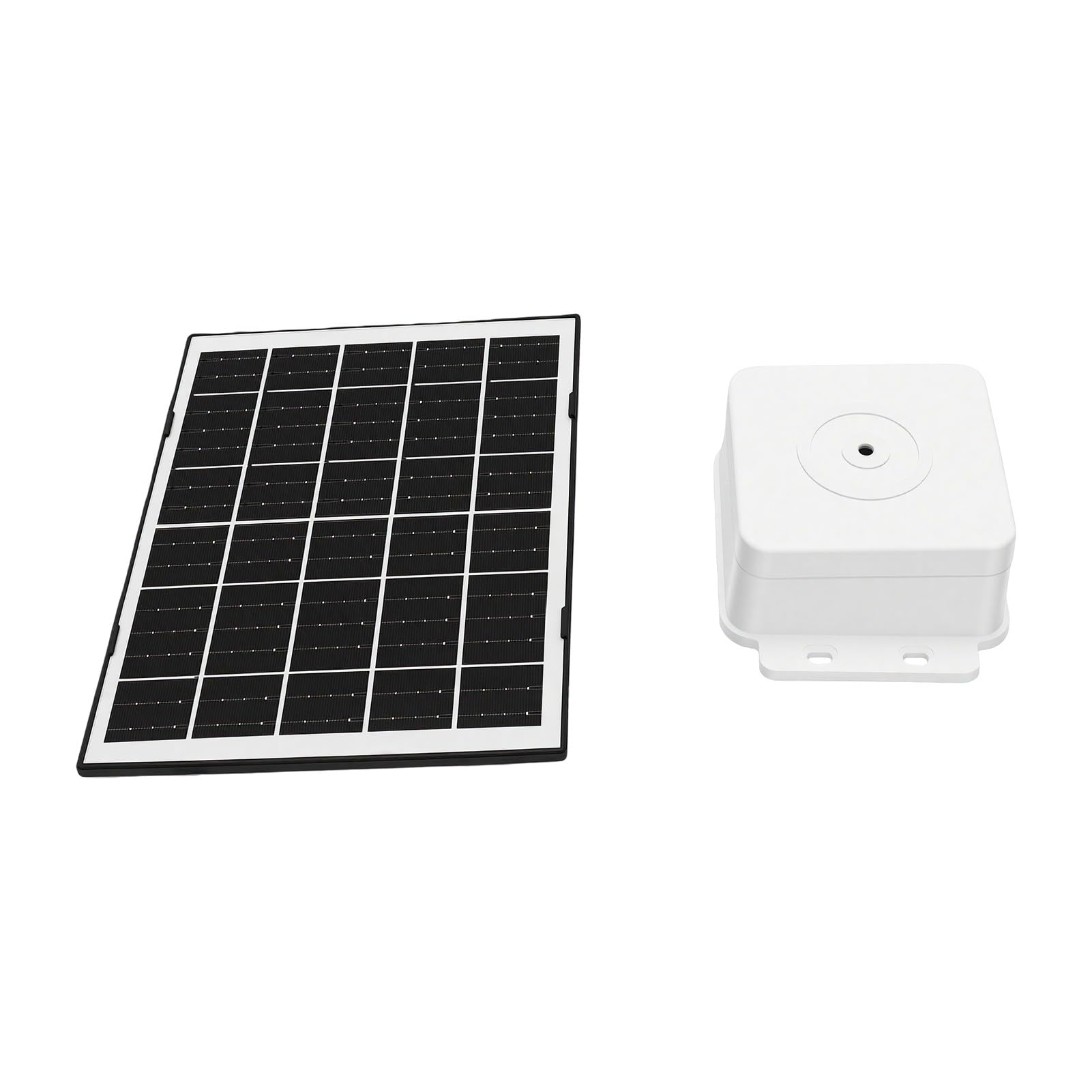 Diyeeni Pannello Solare 4W, 5V Tipo C, Supporto Regolabile 360° per