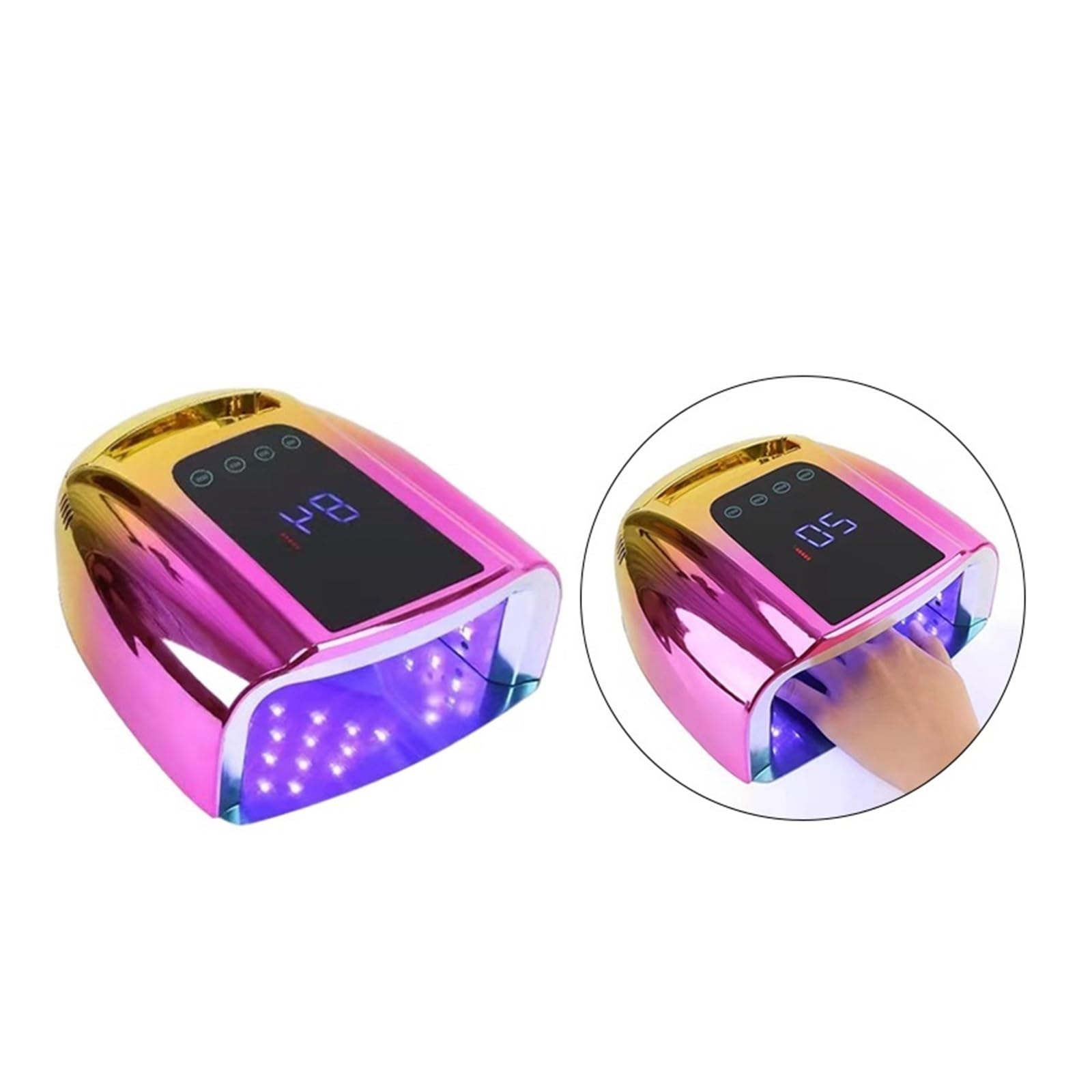 Lampa UV do Paznokci, Lampa LED UV do paznokci Lampa do paznokci Lampa do suszenia paznokci Do paznokci żelowych Manicure Lampy do paznokci UV Suszarka Narzędzia do paznokci,Dla domu i salonu paznokc