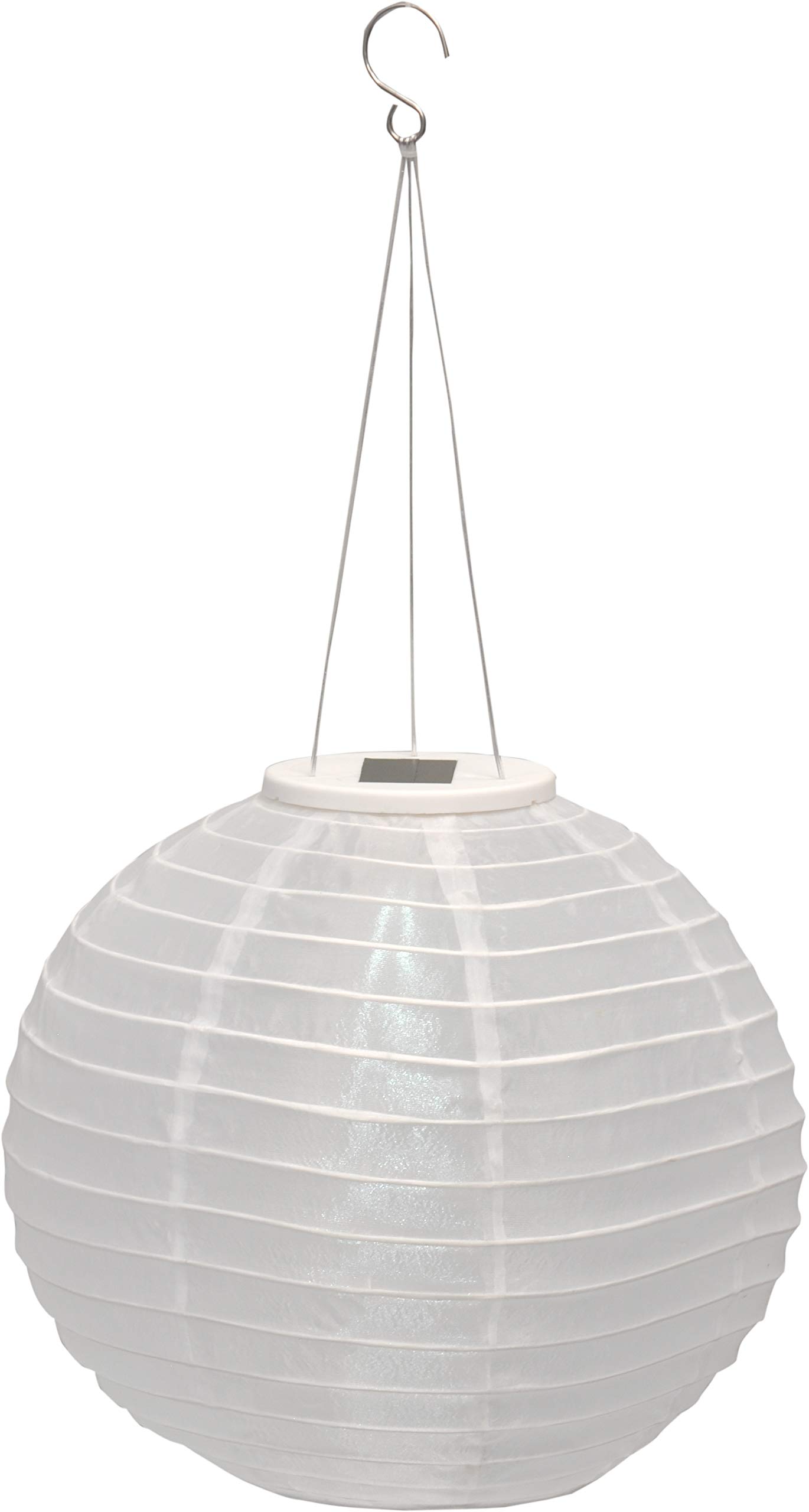 Chinese Solar Powered Garden Lantern - White