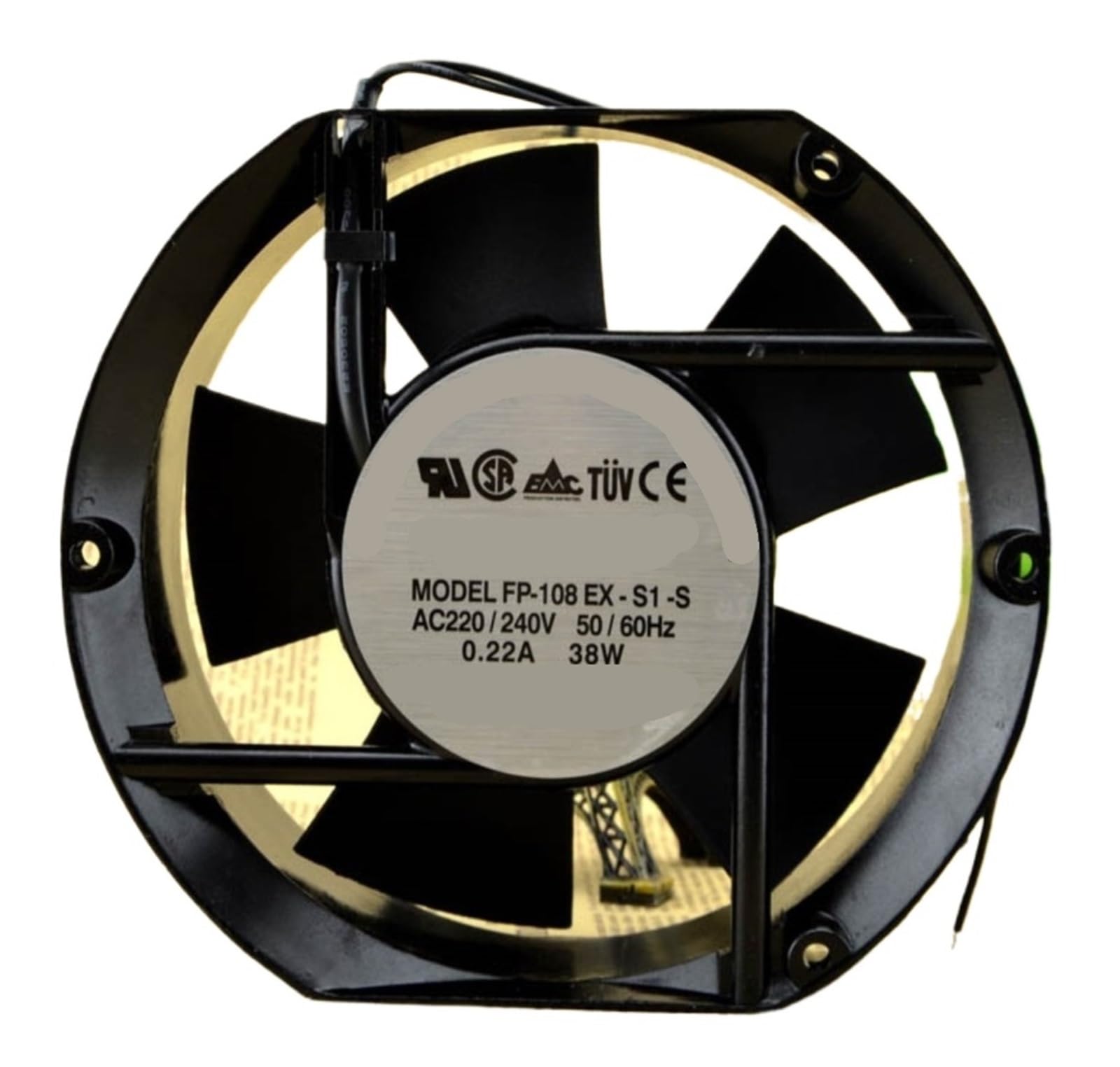YMUGUEGH 17cm 172mm AC Fan FP-108EX-S1-S/B AC 220V 0.22A 172x150x51mm(Bearing)
