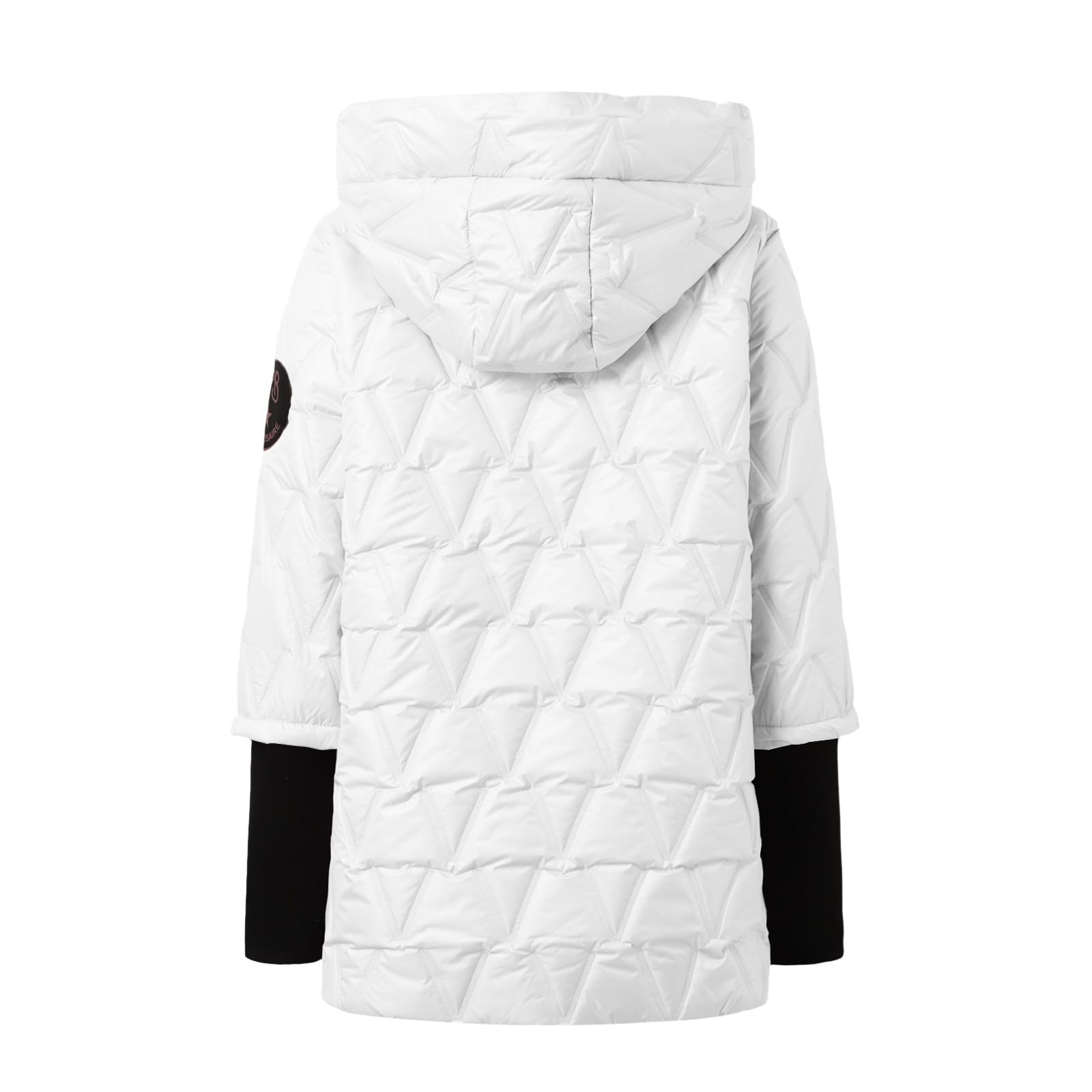 Cappotto Giubbotto Donna Invernale Giacca Corto Felpa con Cappuccio Imbottita Caldo Cappotti Outdoor Parka Piumino Manica Lunga Streetwear Con Tasca Invernali Antivento Antipioggia Giacce