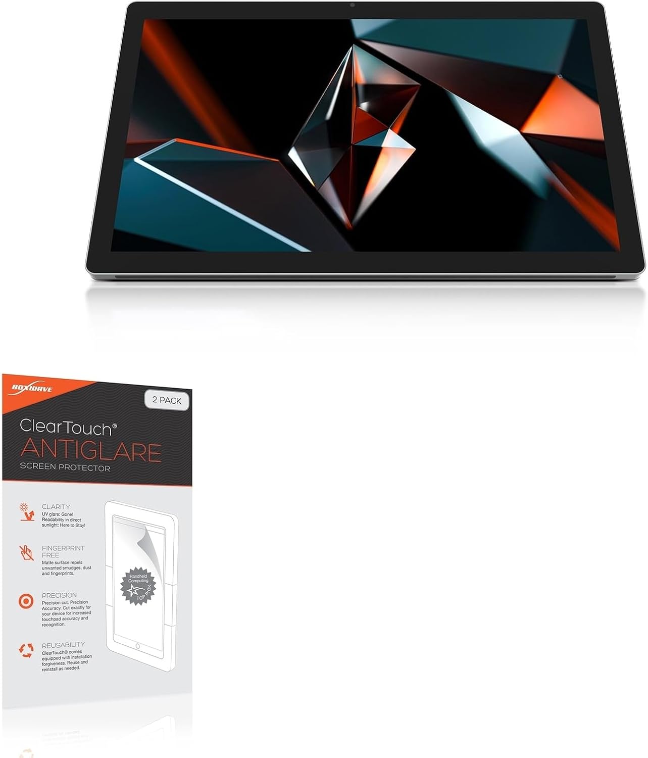 BoxWave Screen Protector Compatible with Huion Kamvas Studio 16 - ClearTouch Anti-Glare (2-Pack), Anti-Fingerprint Matte Film Skin