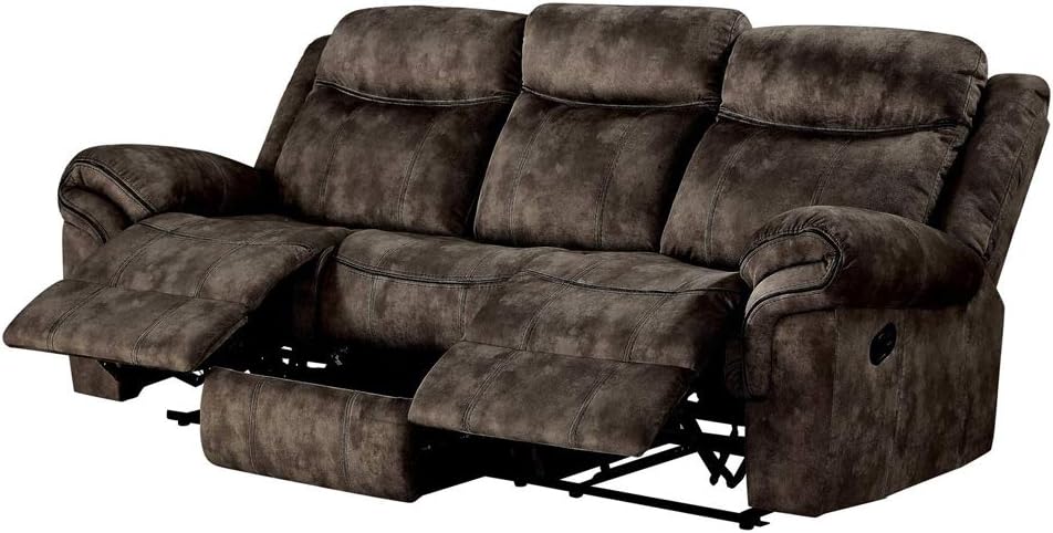two cushion reclining sofa