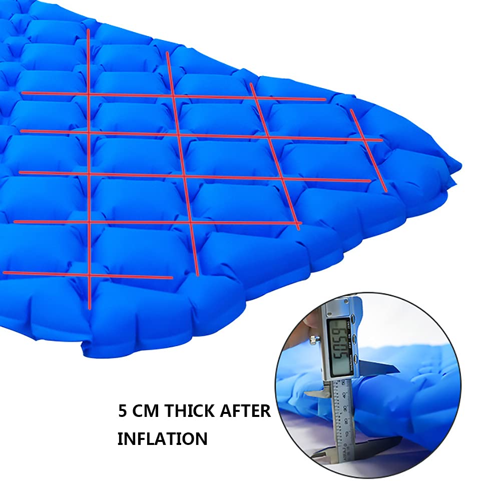 Lit double pliable pour l'extérieur Lit de camping Matelas pneumatique avec pomp