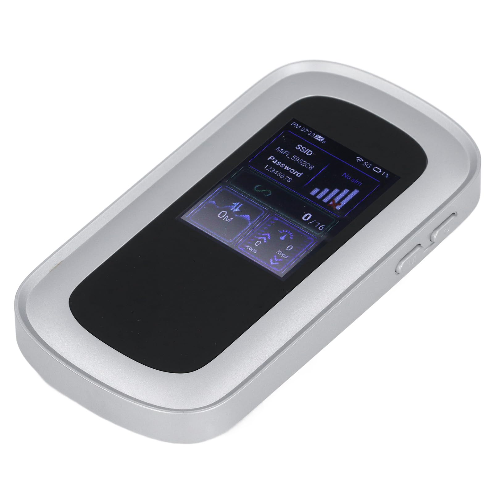 SENECESLI VALLATO Hotspot WiFi, Supporto a 16 Dispositivi USB Ad Alta velocità USB CHARGGING 5G WiFi Hotspot IP54 Impermeabile con Slot della Scheda SIM per Telefono per Laptop