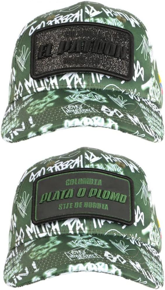 Casquette El Patron Plata O Plamo Orange - Strass Et Double écusson