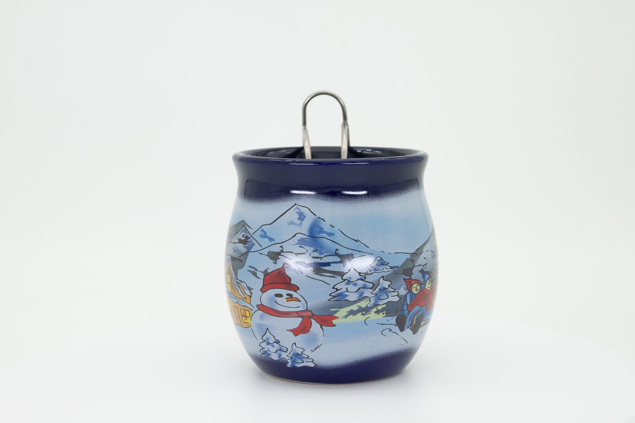 Geschenkset, Schatzkiste, Blau/Winter - für Feuerzangenbowle