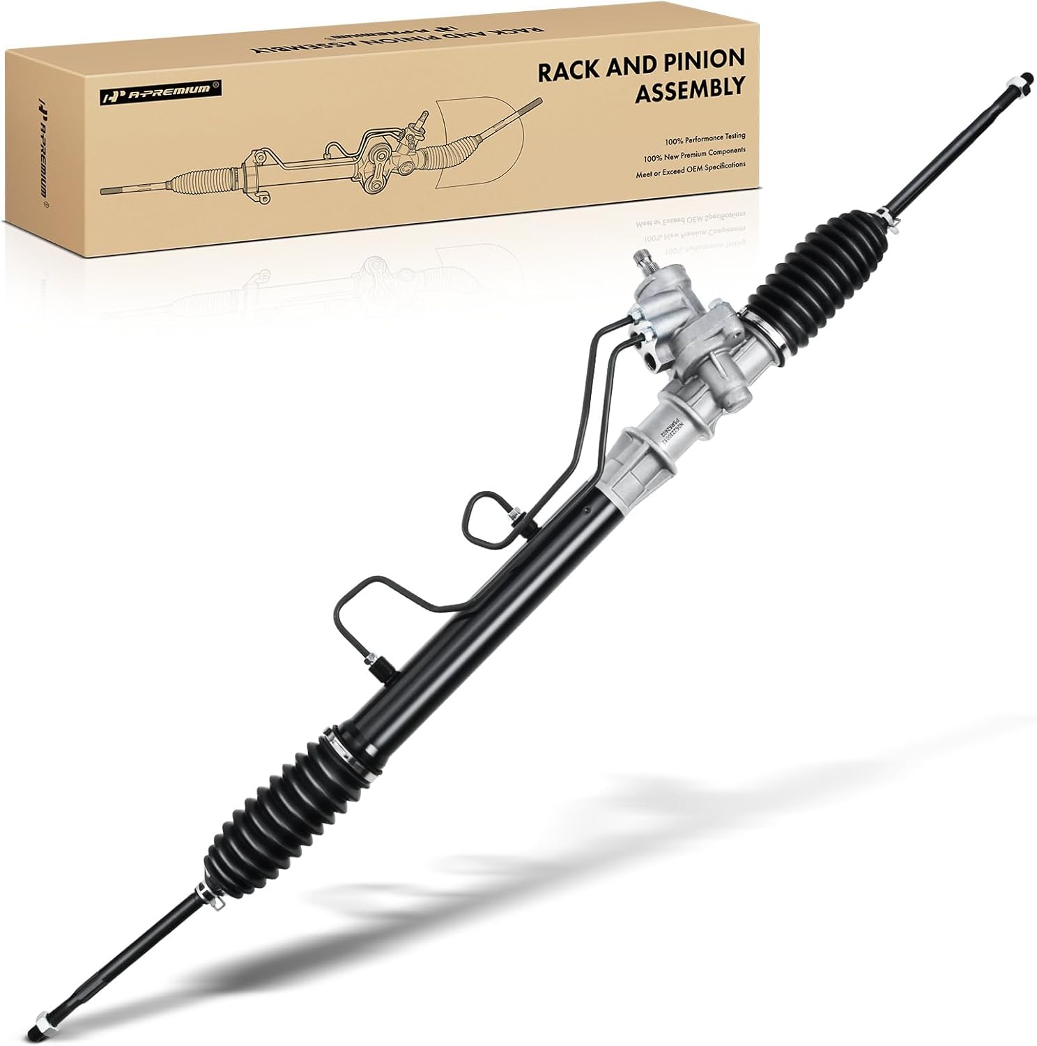 A-Premium - Hydraulic Power Steering Rack and Pinion Compatible with Kia Rio 2001 2002 2003 2004 2005, Replace# KDX5332240A