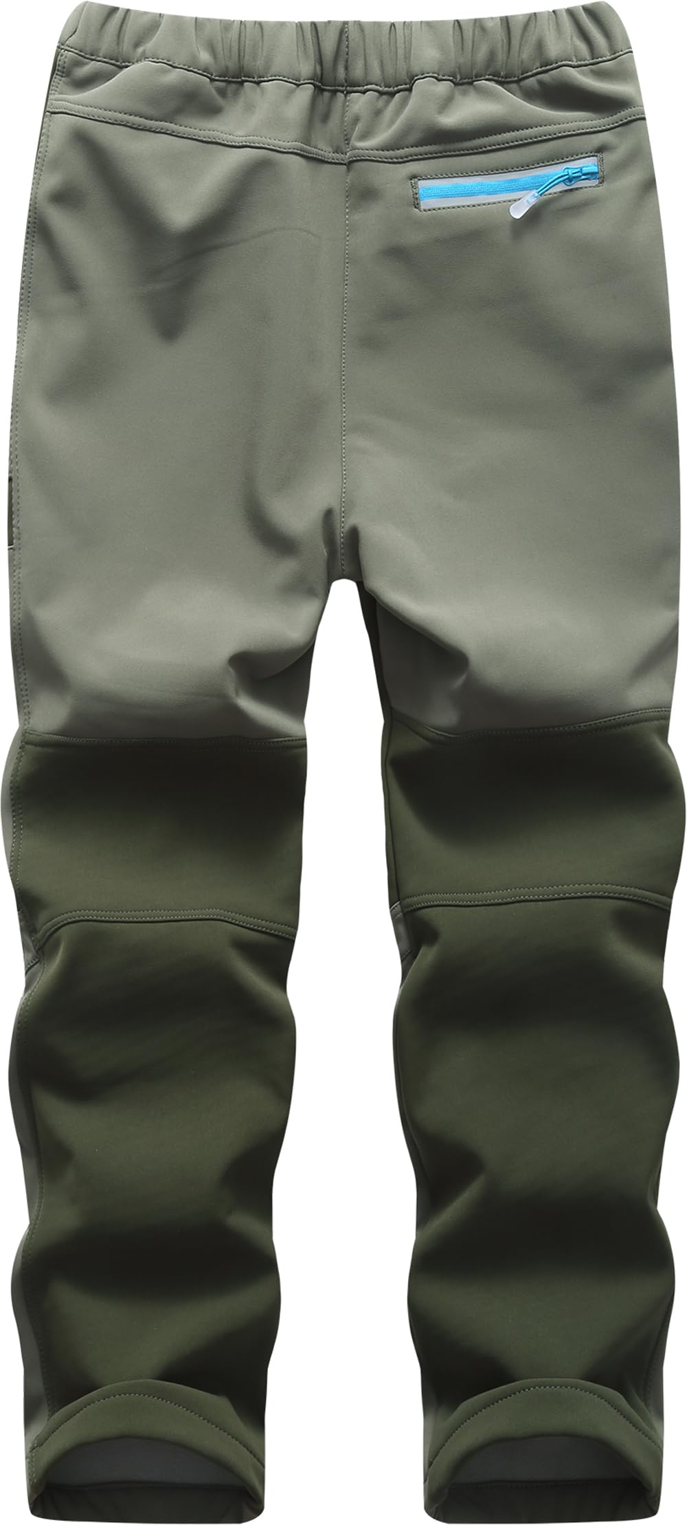 Pantalones Trekking Niño Niñas Impermeables Invierno Calentar Pantalon Montaña Senderismo Esqui Nieve Softshell al Aire Libre