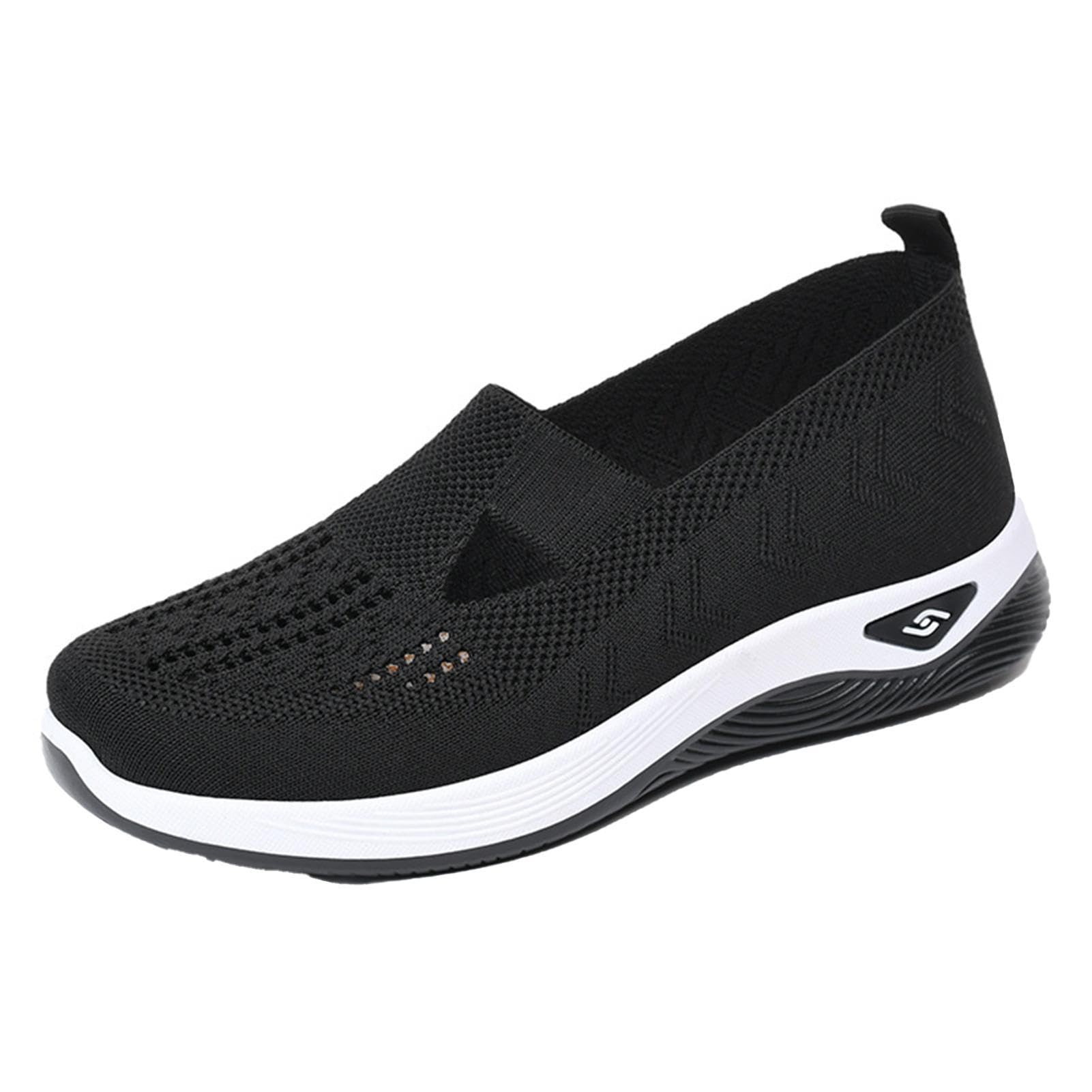 HotelBee Scarpe da Passeggio Ortopediche da Donna, Leggere, Senza Lacci, da Donna, per Escursionismo, Traspiranti, Scarpe Ortopediche