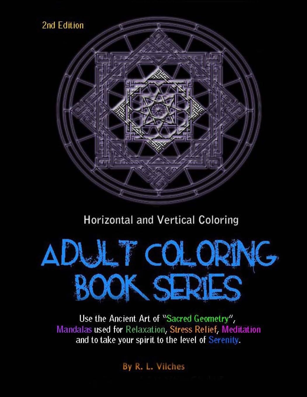 Horizontal and Vertical Coloring: Adult Coloring Book Series: Volume 2