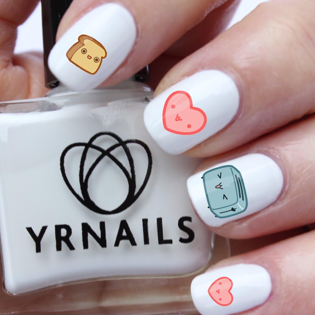 Kawaii Breakfast Nail Decals by YRNails