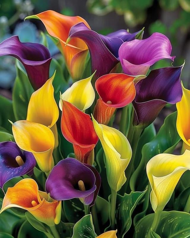 Calla lily Imported Flower Bulbs for Home and Gardening Pack of 2 Bulbs