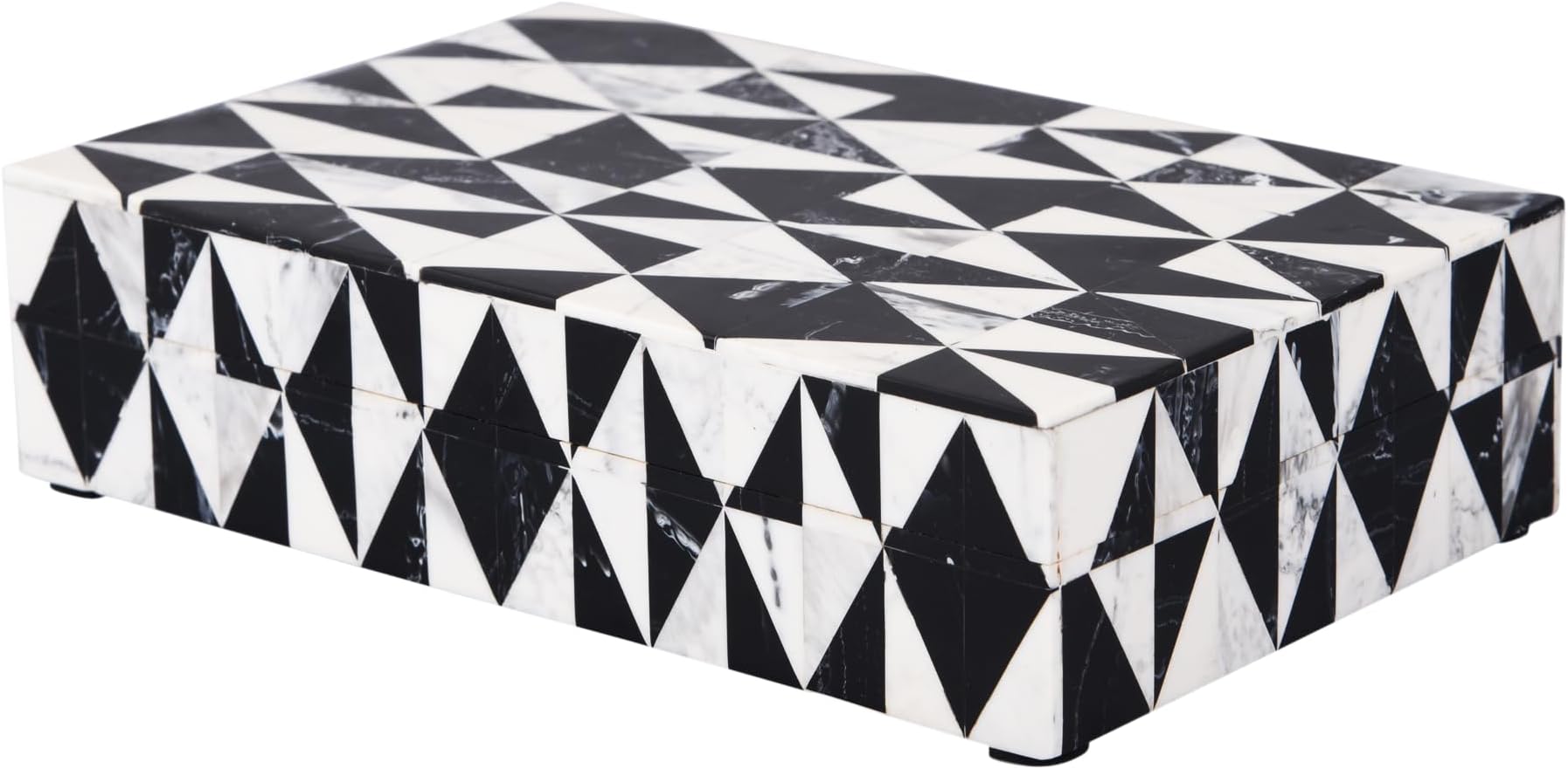 Handicrafts Home Decorative Keepsake Box 8x5 – Small Organizer Box with Lid, Boho Decorative Storage, Retro Memory Box, Unique Coffee Table Décor, Jewelry or Trinket Box, Modern Shelf Decorative Box