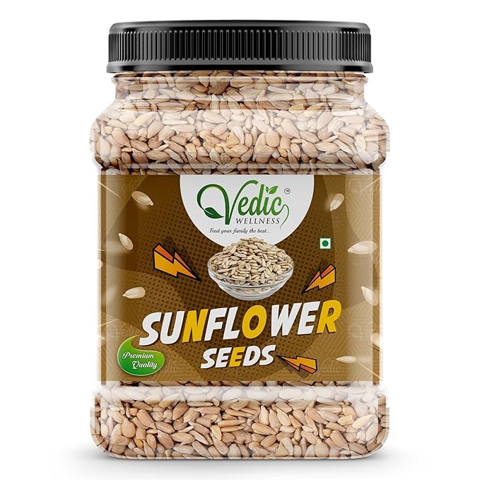 Vedic Wellness Sunflower Seeds Crunchy | Protein-Rich Healthy Snack | Great for Parties and Quick Energy Boost | Perfect for Adults and Kids (250gm, Sunflower Seeds)-image-4