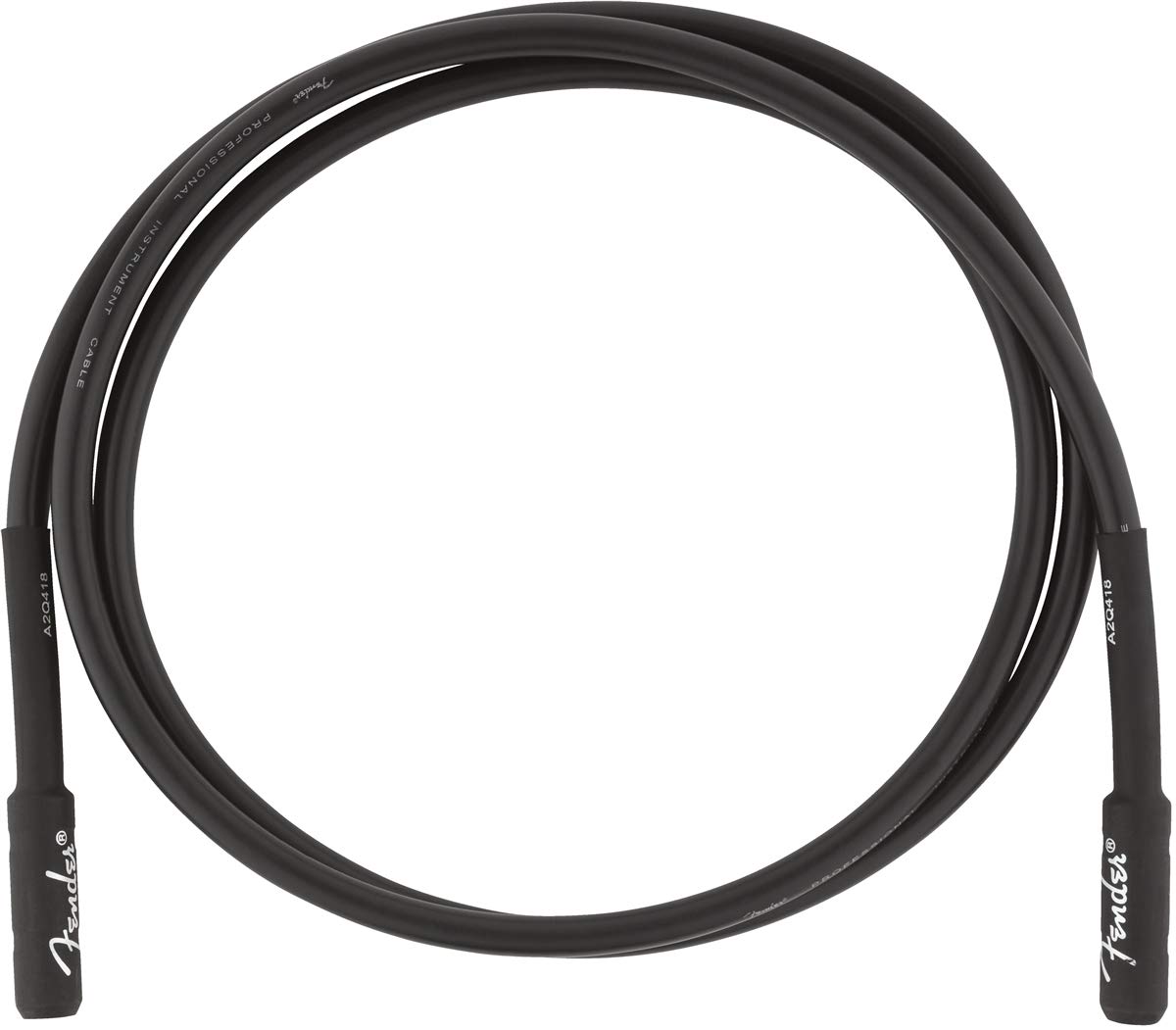 Fender Professional Series Instrument Cable, Straight/Straight, Black, 5ft : Musical Instruments