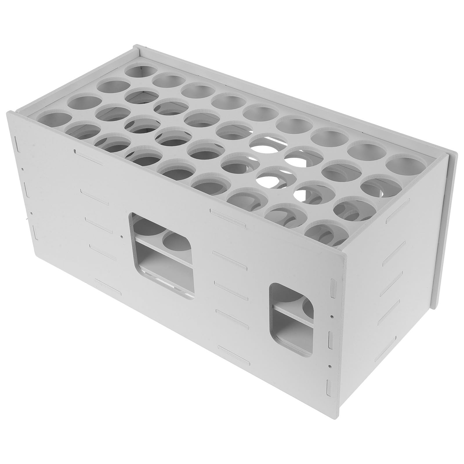 Organisateur Vertical Bois en de Emplacements 72 Multi-slots Rangement pour de Flacons de Pigments pour Création Artistique