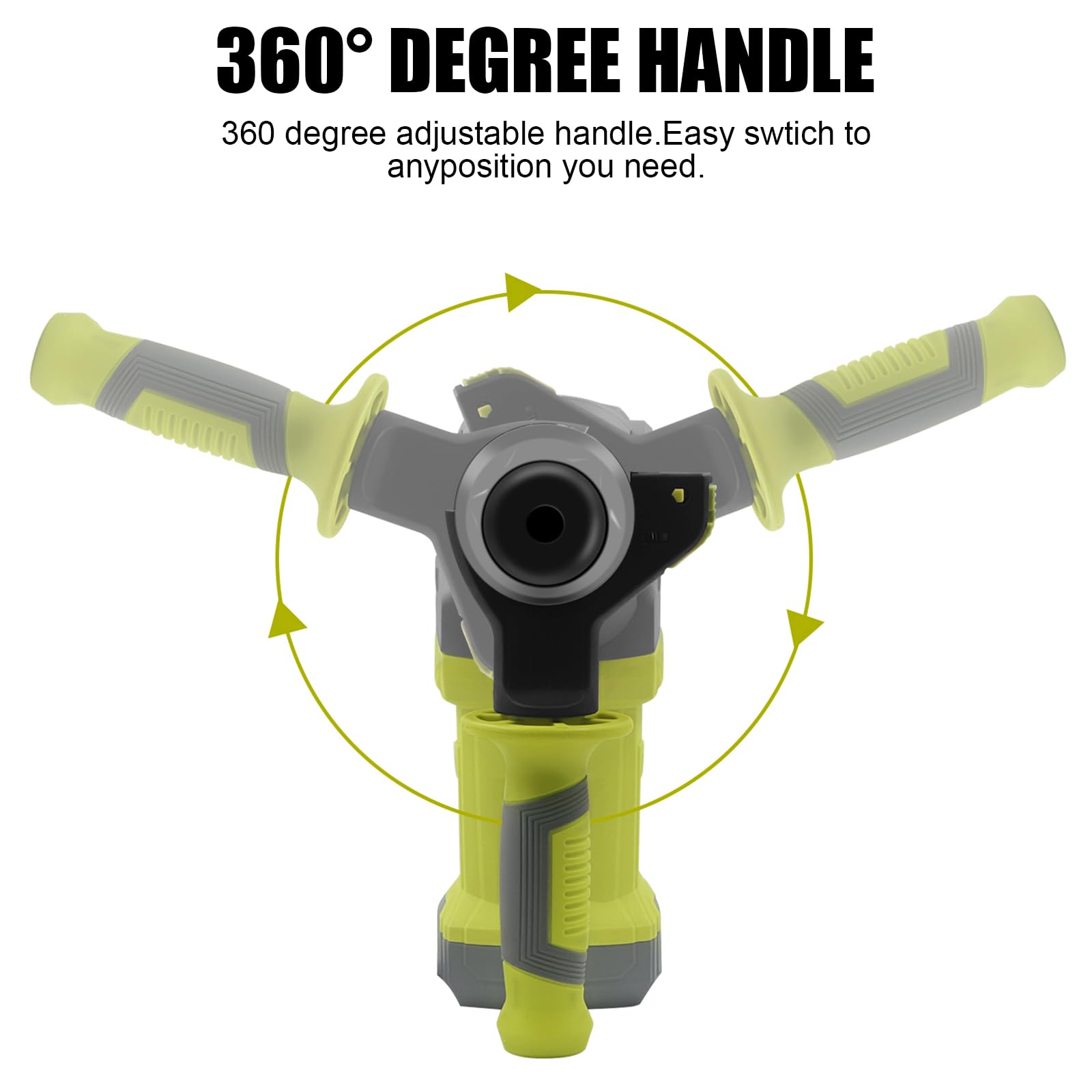DEWINNER Marteau Perforateur SDS-Plus,1500 W, 6 Vitesses, 850RPM, 4400BPM, 5.5J, Embrayage de Sécurité & Technologie Anti-vibration, 3 Fonctions, y compris organisateur, burin et perceuse 32mm