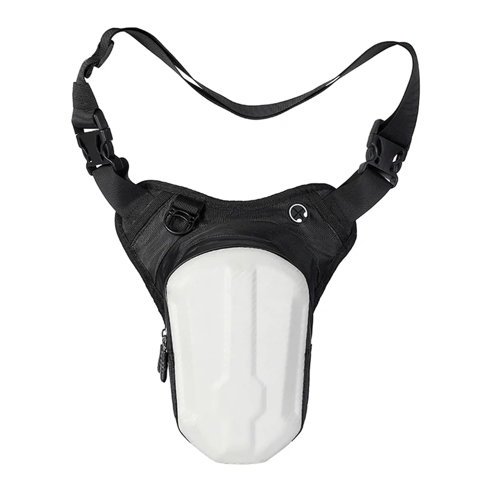 Bolsa Lateral for Pierna de Motocicleta, Impermeable, riñonera for, Bolso Multifuncional for teléfono móvil for Andar en Bicicleta(Black)