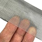 MSJSZP 20 Mesh 304 Stainless Steel Wire Mesh - 40×300cm (15.7×118 Inch) 0.19mm, Rustproof for Garden, Pet Cage & Vent Bug Control