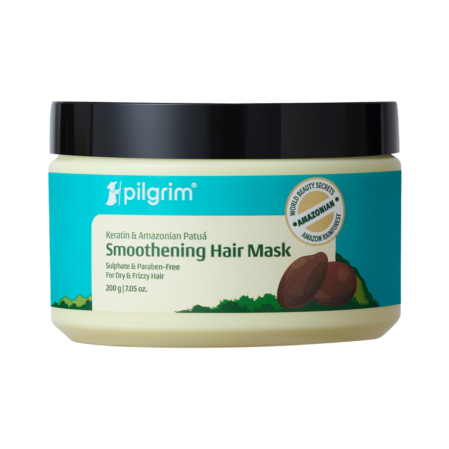 Amazonian Patua & Keratin STRENGTHENING HAIR MASK for dry & frizzy hair with Sacha Inchi for Women & Men|High shine & hydration| Smoothening hair| Silicon free| 200gm