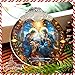 Nativity Ornament, Christian Holiday Decor, Religious Keepsake, Jesus Gift Idea, Acrylic Hanging Art, 2025 Christmas Ornament, Stained Glass Effect, Christmas Decorations
