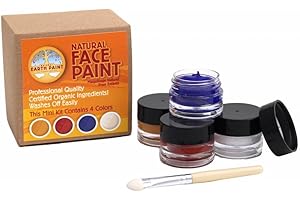 EARTH PAINTS Natural Face Paint Kit for Kids