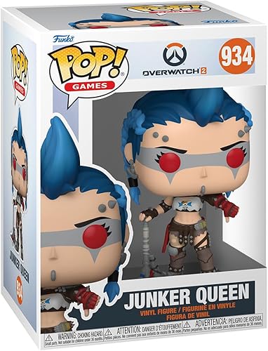 Funko POP! Games Overwatch 2 - Junker Queen - Overwatch - Figura de vinilo coleccionable - Idea de regalo - Producto oficial - para niños y adultos