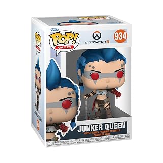 Funko Pop! Games: Overwatch 2- Junker Queen – Figurine en Vinyle à Collectionner – Idée de Cadeau – Produits Officiels – Jouets pour Les Enfants et Adultes – Video Games Fans - Les Beatles, Paul McCartney, John Lennon, RIngo Starr, George Harrison