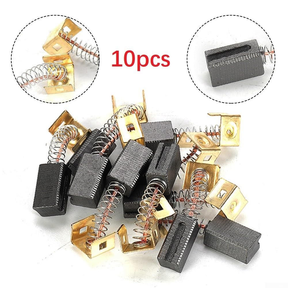 Balais De Carbone De Rechange Pour Meuleuse D'angle - Lot De 6 Pièces 6,5x12x14 Mm - Compatible DWE4217, DWE4238, N421362 - Pour Moteur électrique