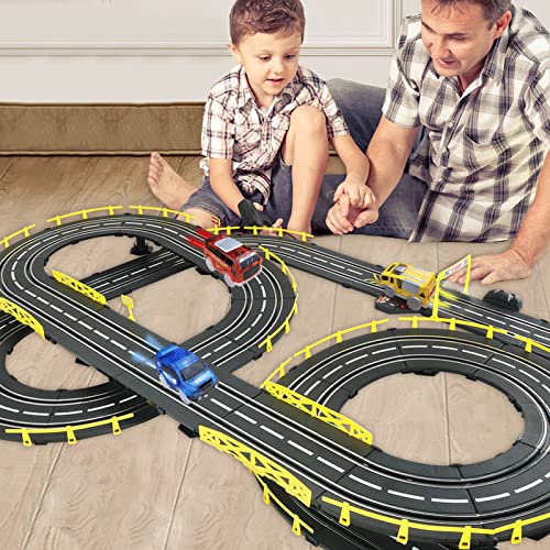 Toy Cars With 5 Flashing Led Lights Toys Racing Car Track Accessories Compatible With Tracks With Most Track Cars For Boys And Girls (3 Pack) #TOP1