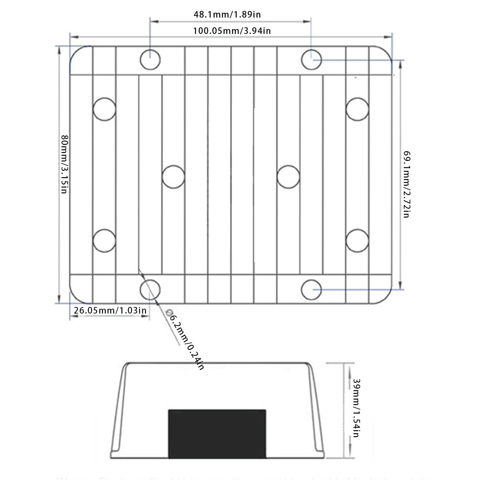 Trasformatore Buck Aramox, Convertitore di Tensione del Regolatore da 24 V a 13,8 V 414 W Trasformatore Buck CC Impermeabile Ad Alta Efficienza di Conversione