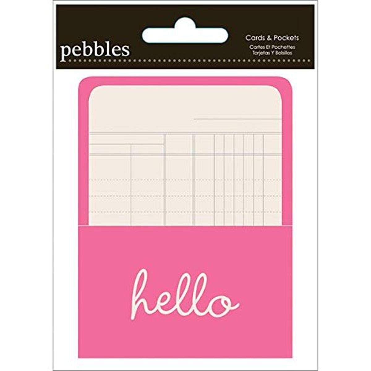 American CraftsPebbles Basics Library Cards