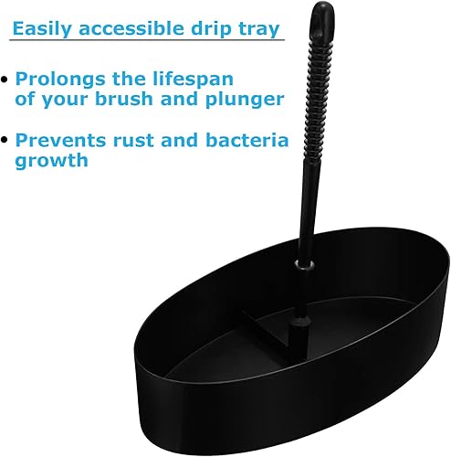 Miniatura 7 de Juego de escobilla y émbolo de inodoro con émbolo para inodoro, combo de escobilla