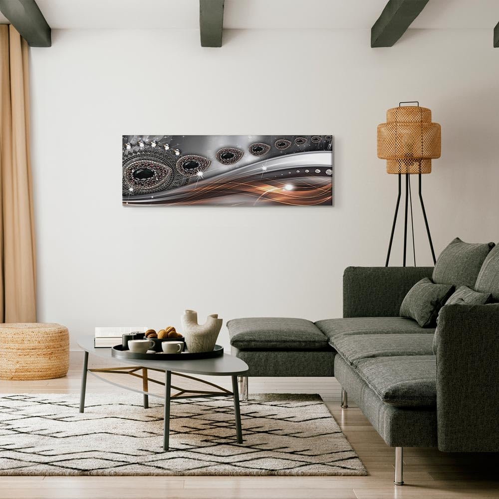 murando - Quadro Acustico Astratto 1 pezzo schiuma acustica Quadri Moderni Camera da Letto Matrimoniale - Stampa su Tela - Pannelli Fonoassorbenti Decorativi - Fonoassorbente Acustiche