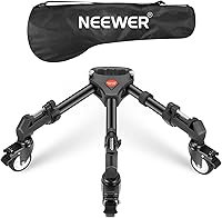 Vista 1 de NEEWER Dolly para Trípode de Fotografía, Ruedas de Trípode de Alta Resistencia con Capacidad de 50 libras y Ruedas de Goma de 3 pulgadas