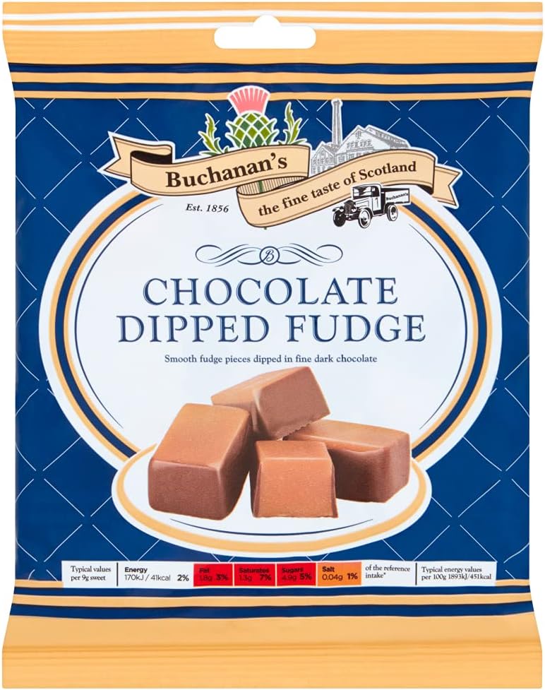 Buchanan's Chocolate Dipped Fudge 150g Amazon.co.uk Grocery