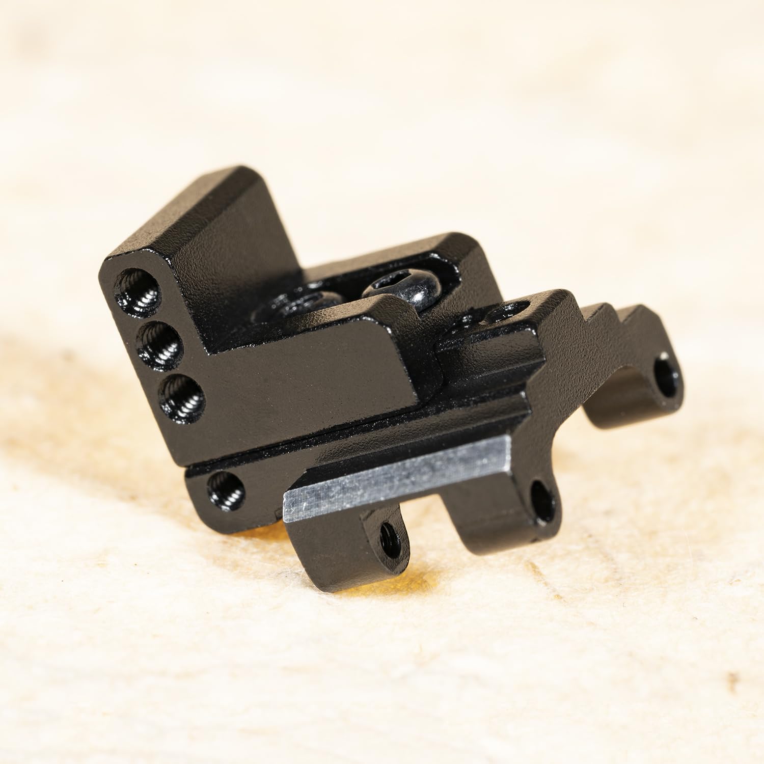 AXspeed Hinterachse Traverse Für SCX24 – Aluminium, Schwarz Eloxiert, Upgrade Für RC Crawler