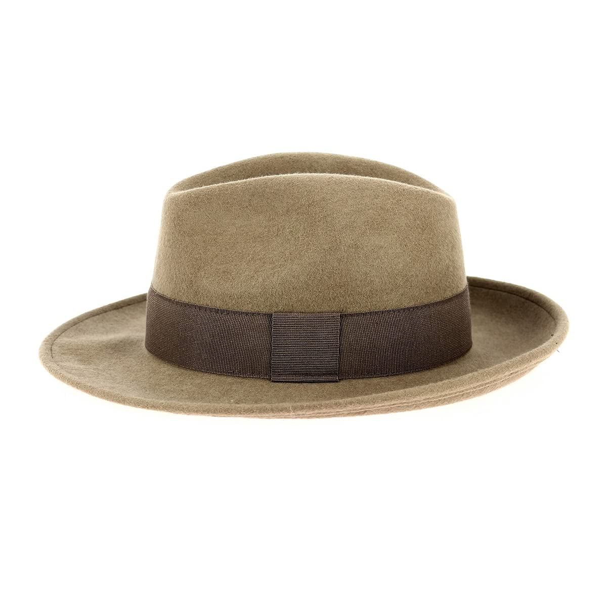 Traclet Sombrero Fédora Vanador Fieltro Lana Impermeable Beige
