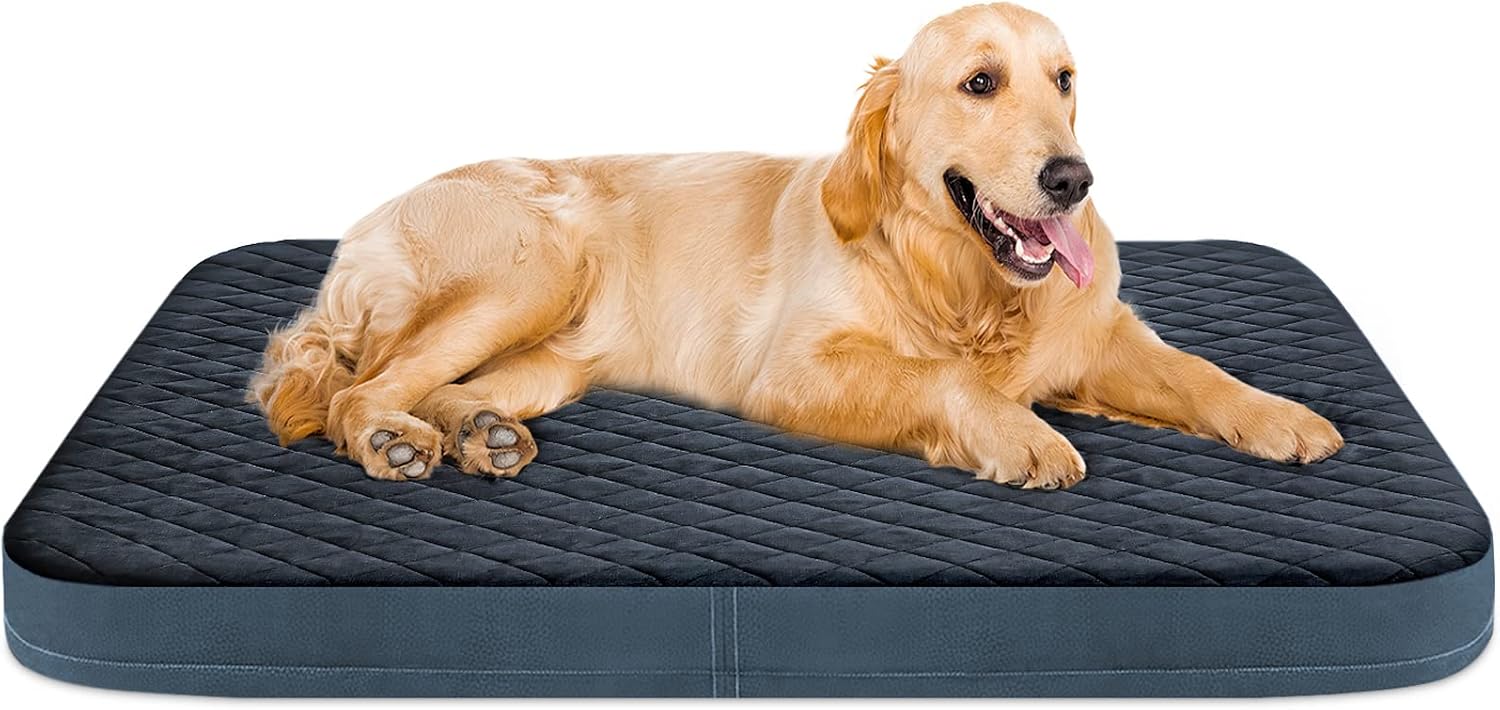 Dog Beds for Large Dogs Orthopedic Foam Jumbo Dog Bed 40 inch Joint Relief Dog Cats Sleeping Mattress Washable Non Slip Pet Beds with Removable Cover, for Pets Up to 80 Lbs