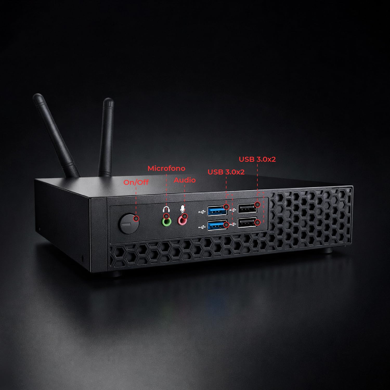 Nuwo Mini PC Computer i5 Tiny Micro 2.7GHz, Ram 8GB, SSD 256GB, WiFi, Ethernet, HDMI, VGA, Windows 10 Pro