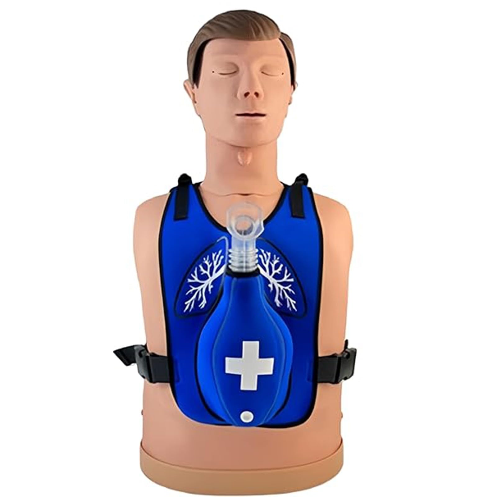 Gilet Per Addestramento Alla Manovra Heimlich Anti-Soffocamento, Dispositivo Anti-Soffocamento Per Gestione Delle Vie Aeree Con Schienale Regolabile Materiale Per Formazione Primo Soccorso A