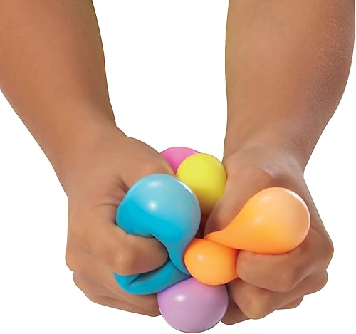 Miniatura 4 de Schylling NeeDoh Rainboh Teenie - Juguete sensorial para apretar - Contiene 6 mini globos Groovy - 1.5 pulgadas de ancho - Multicolor